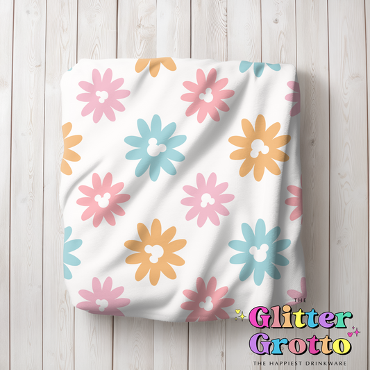 Happy Flowers Blanket