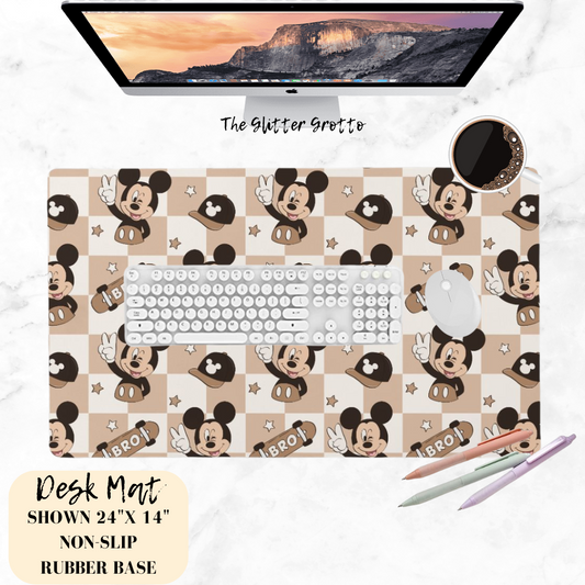 Bro Mouse Desktop Mat