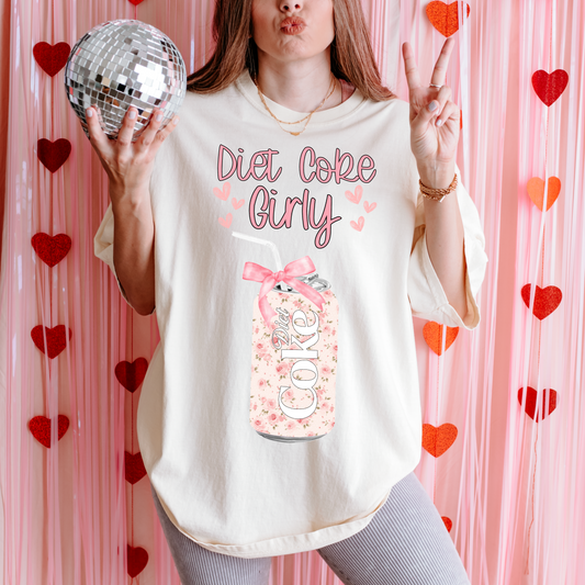 Diet Soda Girly - Comfort Color Tee